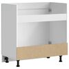vidaXL Mueble bajo para fregadero Kalmar blanco brillo 80x46x81,5 cm