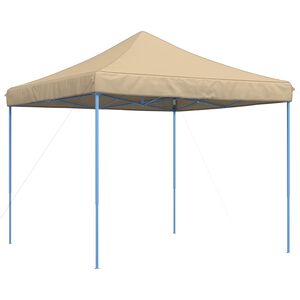 vidaXL Carpa de Fiesta 292 x 292 x 315 cm Beige Tela Oxford