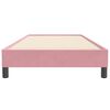 vidaXL Cama box spring sin colchón rosa terciopelo 100x220 cm