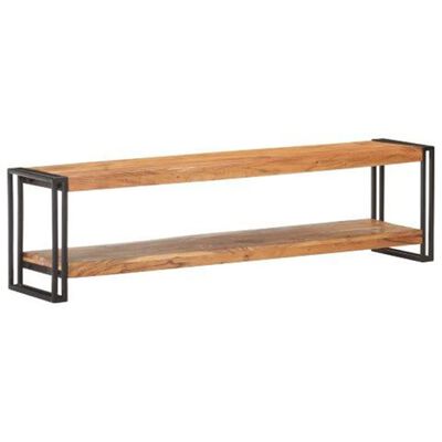 vidaXL Mueble de TV de madera maciza de acacia 150x30x40 cm
