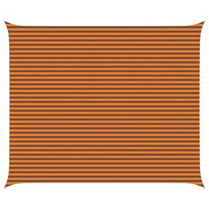 vidaXL Toldo Vela de Sombra Naranja y Marr&oacute;n 5 x 6 m