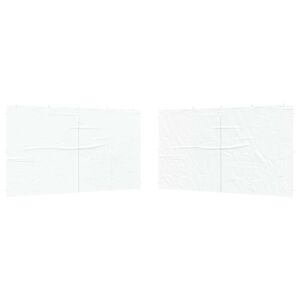 vidaXL Panel lateral de tienda para fiestas 2 pcs 400 x 195 cm