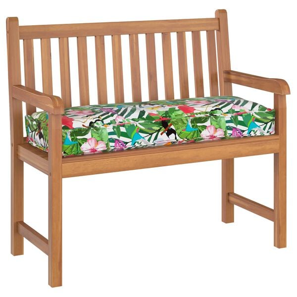 vidaXL Coj&iacute;n Floral Multicolor 110 x 40 x 8 cm Tela Oxford