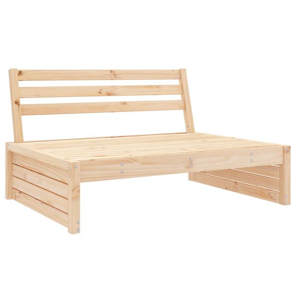 vidaXL Juego de muebles de jard&iacute;n 2 piezas madera maciza de pino