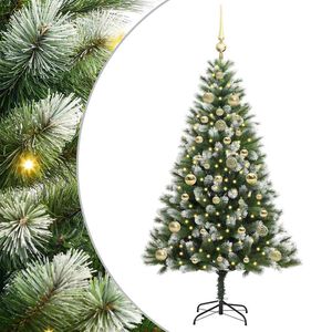 vidaXL &Aacute;rbol de Navidad Artificial Plegable con Nieve Esponjosa 150 cm