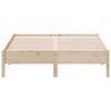 vidaXL Estructura de cama sin colchón madera de pino blanca 140x200 cm