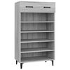 vidaXL Zapatero madera contrachapada gris Sonoma 60x35x105 cm