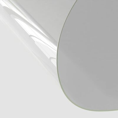 vidaXL Protector de mesa PVC transparente Ø 80 cm 2 mm