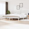 vidaXL Cama sin colchón madera maciza de pino blanca 180x200 cm