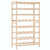 vidaXL Botellero de madera de cedro 57,5x28x102 cm