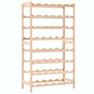 vidaXL Botellero de madera de cedro 57,5x28x102 cm