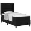 vidaXL Cama tipo Box Spring con colch&oacute;n Negro 90 x 200 cm tela
