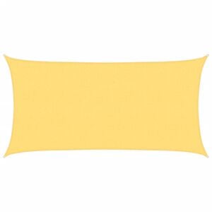 vidaXL Toldo de vela HDPE beige 160 g/m&sup2; 2x3,5 m