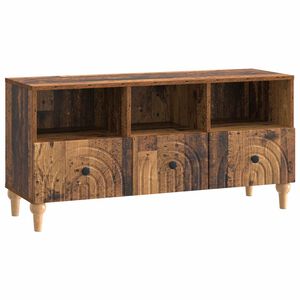 vidaXL Mueble de TV Madera vieja 102 x 34,5 x 50 cm