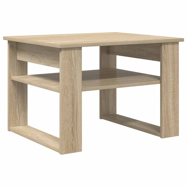 vidaXL Mesa de Caf&eacute; Roble Sonoma 64 x 54 x 44 cm Madera de ingenier&iacute;a
