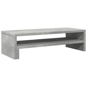 vidaXL Soporte de pantalla madera ingenier&iacute;a gris hormig&oacute;n 54x22x15 cm