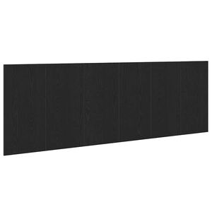 vidaXL Cabecero de Cama Roble Negro Madera de ingenier&iacute;a