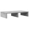 vidaXL Soporte de pantalla madera ingenier&iacute;a gris hormig&oacute;n 50x27x10 cm