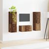 vidaXL Conjunto de mueble de TV 5 pcs Madera envejecida