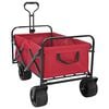 vidaXL Carro Plegable Rojo 89 x 63 x 96 cm