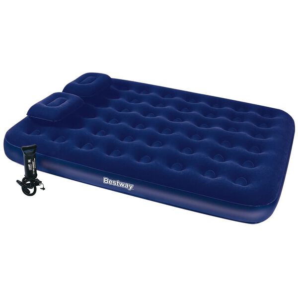Bestway Colch&oacute;n inflable con almohada y bomba 67374 203x152x22 cm