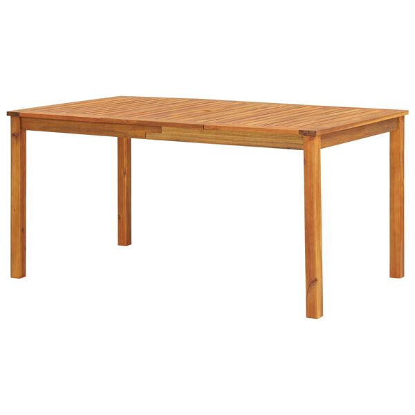 vidaXL Set comedor de jard&iacute;n 5 pzas y cojines madera maciza de acacia
