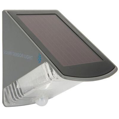 Ranex Lámpara solar de pared con sensor PIR 0,5 W negra 5000.261