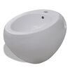 Bidet blanco de pared de cer&aacute;mica