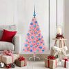 vidaXL &Aacute;rbol de Navidad Artificial Preiluminado Rosa 120 cm PVC