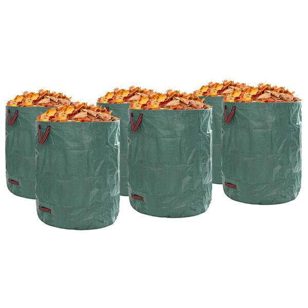 vidaXL Bolsas de Desechos de Jard&iacute;n 12 pcs Verde 79 x 79 x 99,5 cm