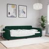 vidaXL Sof&aacute; cama sin colch&oacute;n terciopelo verde oscuro 90x200cm