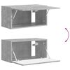 vidaXL Mueble de TV Montado en la Pared 2 pcs Concreto