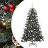 vidaXL &Aacute;rbol de Navidad artificial Verde 150 cm PVC, Pl&aacute;stico y Acero