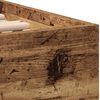 vidaXL Estructura de cama con cabecera Madera vieja 193 x 95 x 88 cm