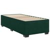 vidaXL Cama box spring con colch&oacute;n terciopelo verde oscuro 90x200 cm