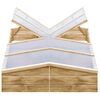 vidaXL Invernadero de madera de pino impregnada 2 uds 200x50x35 cm
