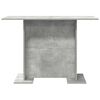 vidaXL Mesa de comedor de madera gris hormig&oacute;n 110x60x75 cm