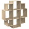 vidaXL Estante de pared Roble Sonoma 90 x 25 x 90 cm