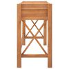 vidaXL Escritorio con 2 cajones madera de teca 140x40x75 cm