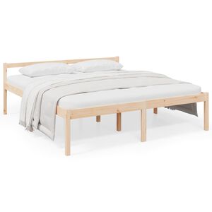vidaXL Cama senior de matrimonio sin colch&oacute;n 180x200 cm