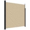 vidaXL Toldo lateral retr&aacute;ctil beige 200x600 cm
