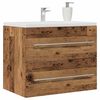 vidaXL Mueble de ba&ntilde;o para lavabo de madera antigua 60x38,5x48 cm