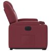 vidaXL Sill&oacute;n el&eacute;ctrico reclinable elevable de tela rojo tinto