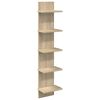 vidaXL Estante de pared Roble Sonoma 22 x 15 x 100 cm