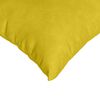 vidaXL Cojines de sof&aacute; 2 pcs Amarillo 80 x 40 cm Tela de pana