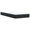 vidaXL Cama box spring con colch&oacute;n terciopelo negro 90x200 cm