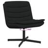 vidaXL Silla giratoria Negro 63 x 75 x 76 cm tela
