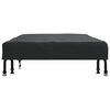 vidaXL Cubierta de Mesa Liso Negro 142 x 82 x 15 cm tela