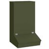 vidaXL Comedero para Cerdo Verde Oliva 55 x 51 x 91,5 cm 20 kg