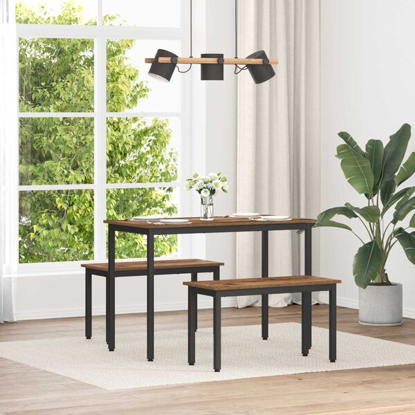 vidaXL Banco Madera vieja 80 x 35 x 45 cm Madera de ingenier&iacute;a